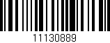 Código de barras (EAN, GTIN, SKU, ISBN): '11130889'