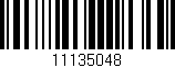 Código de barras (EAN, GTIN, SKU, ISBN): '11135048'