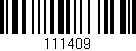 Código de barras (EAN, GTIN, SKU, ISBN): '111409'