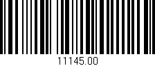 Código de barras (EAN, GTIN, SKU, ISBN): '11145.00'
