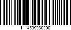 Código de barras (EAN, GTIN, SKU, ISBN): '1114599860330'