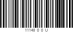 Código de barras (EAN, GTIN, SKU, ISBN): '11148_0_0_U'