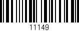 Código de barras (EAN, GTIN, SKU, ISBN): '11149'