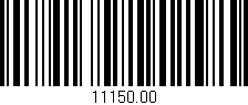 Código de barras (EAN, GTIN, SKU, ISBN): '11150.00'