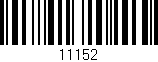 Código de barras (EAN, GTIN, SKU, ISBN): '11152'