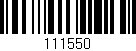 Código de barras (EAN, GTIN, SKU, ISBN): '111550'