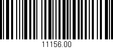 Código de barras (EAN, GTIN, SKU, ISBN): '11156.00'