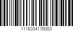 Código de barras (EAN, GTIN, SKU, ISBN): '1116334176003'