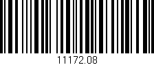 Código de barras (EAN, GTIN, SKU, ISBN): '11172.08'