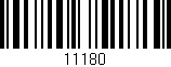 Código de barras (EAN, GTIN, SKU, ISBN): '11180'