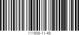 Código de barras (EAN, GTIN, SKU, ISBN): '111808-11-48'