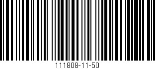 Código de barras (EAN, GTIN, SKU, ISBN): '111808-11-50'