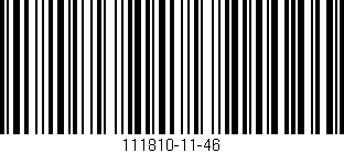 Código de barras (EAN, GTIN, SKU, ISBN): '111810-11-46'