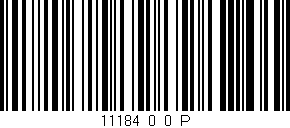 Código de barras (EAN, GTIN, SKU, ISBN): '11184_0_0_P'