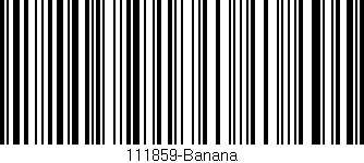 Código de barras (EAN, GTIN, SKU, ISBN): '111859-Banana'