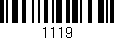 Código de barras (EAN, GTIN, SKU, ISBN): '1119'