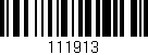 Código de barras (EAN, GTIN, SKU, ISBN): '111913'