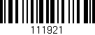 Código de barras (EAN, GTIN, SKU, ISBN): '111921'