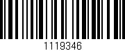Código de barras (EAN, GTIN, SKU, ISBN): '1119346'