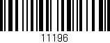 Código de barras (EAN, GTIN, SKU, ISBN): '11196'