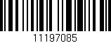 Código de barras (EAN, GTIN, SKU, ISBN): '11197085'
