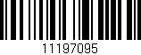 Código de barras (EAN, GTIN, SKU, ISBN): '11197095'