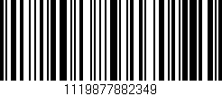 Código de barras (EAN, GTIN, SKU, ISBN): '1119877882349'