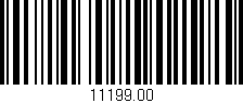 Código de barras (EAN, GTIN, SKU, ISBN): '11199.00'