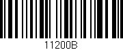Código de barras (EAN, GTIN, SKU, ISBN): '11200B'