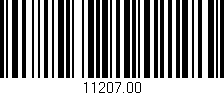 Código de barras (EAN, GTIN, SKU, ISBN): '11207.00'