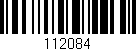 Código de barras (EAN, GTIN, SKU, ISBN): '112084'