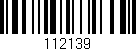 Código de barras (EAN, GTIN, SKU, ISBN): '112139'