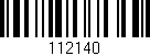 Código de barras (EAN, GTIN, SKU, ISBN): '112140'