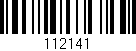 Código de barras (EAN, GTIN, SKU, ISBN): '112141'