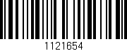 Código de barras (EAN, GTIN, SKU, ISBN): '1121654'