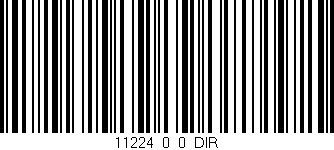 Código de barras (EAN, GTIN, SKU, ISBN): '11224_0_0_DIR'
