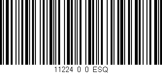 Código de barras (EAN, GTIN, SKU, ISBN): '11224_0_0_ESQ'