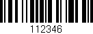 Código de barras (EAN, GTIN, SKU, ISBN): '112346'