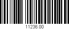 Código de barras (EAN, GTIN, SKU, ISBN): '11236.00'