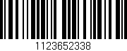 Código de barras (EAN, GTIN, SKU, ISBN): '1123652338'