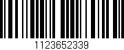 Código de barras (EAN, GTIN, SKU, ISBN): '1123652339'