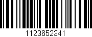 Código de barras (EAN, GTIN, SKU, ISBN): '1123652341'
