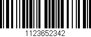 Código de barras (EAN, GTIN, SKU, ISBN): '1123652342'