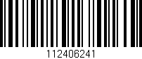 Código de barras (EAN, GTIN, SKU, ISBN): '112406241'
