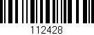 Código de barras (EAN, GTIN, SKU, ISBN): '112428'