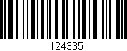 Código de barras (EAN, GTIN, SKU, ISBN): '1124335'