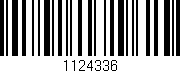 Código de barras (EAN, GTIN, SKU, ISBN): '1124336'