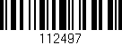 Código de barras (EAN, GTIN, SKU, ISBN): '112497'