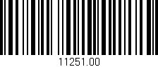 Código de barras (EAN, GTIN, SKU, ISBN): '11251.00'