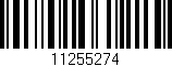 Código de barras (EAN, GTIN, SKU, ISBN): '11255274'